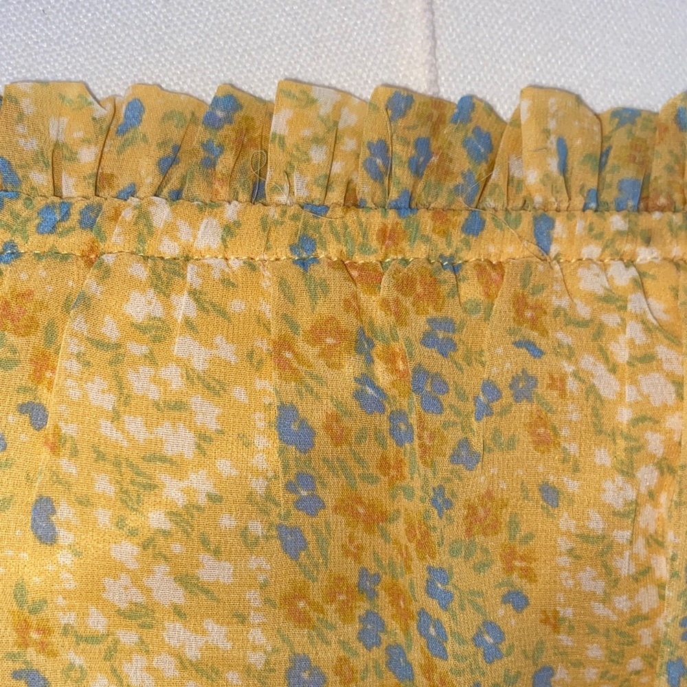 Japna Yellow Floral Mini Dress - Picture 4 of 15